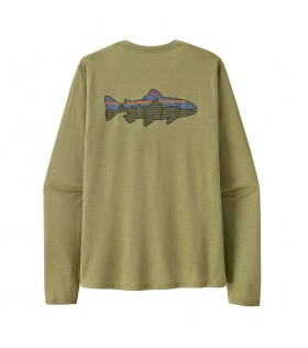 Блуза Patagonia Long-Sleeved Capilene Cool Sun Shirt - Fitz Roy Trout 40+ UPF M's