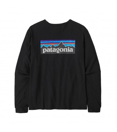 T-shirt Patagonia Long-Sleeved P-6 Logo Responsibili-Tee W's