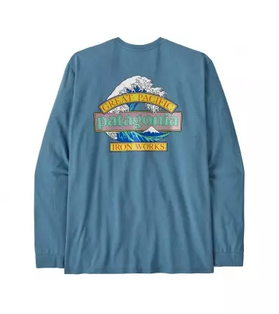 Patagonia Long Sleeved Great Waves Responsibili-Tee M's