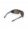Rudy Sunglasses Nyad Blue Navy Matte ImpactX Photochromic 2 Laser Crimson