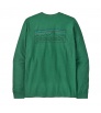 Blouse Patagonia Long-Sleeved P-6 Logo Responsibili-Tee M's