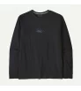 Patagonia Long Sleeve Shop Sticker Pocket Responsibili-Tee M's