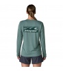 Тениска Patagonia Long Sleeved Capilene Cool Daily Shirt - Boardshort Logo W's