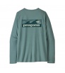 Тениска Patagonia Long Sleeved Capilene Cool Daily Shirt - Boardshort Logo W's
